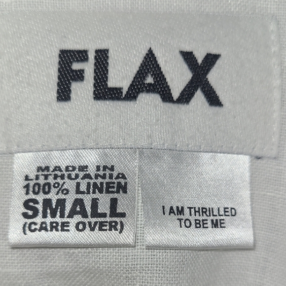 Linen T-shirt Top Creamy White Crew Neck Short Sleeve Washable Gorpcore Boho - Picture 4 of 8